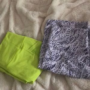 2 pairs of athletic shorts